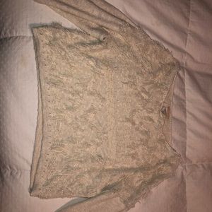 Billabong cropped knitted shirt